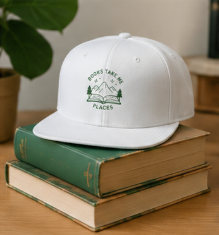 Books Take Me Places Snapback Hat