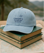 Chapters & Passport Stamps Dad Hat